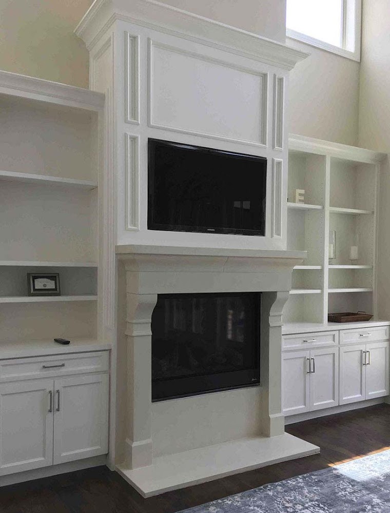 Stone Fireplace Mantels | Modern Cast Stone Fireplaces - Dallas | DFW in Fort Worth - FireplaceServiceFinder